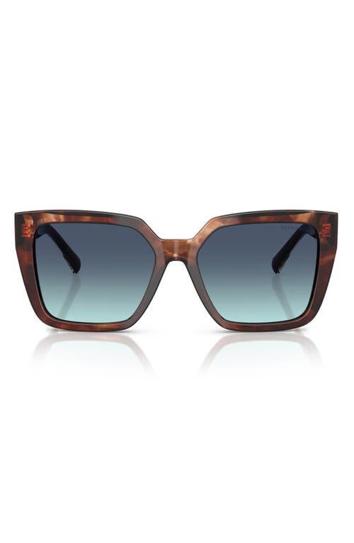 Tiffany & Co . 55mm Gradient Square Sunglasses