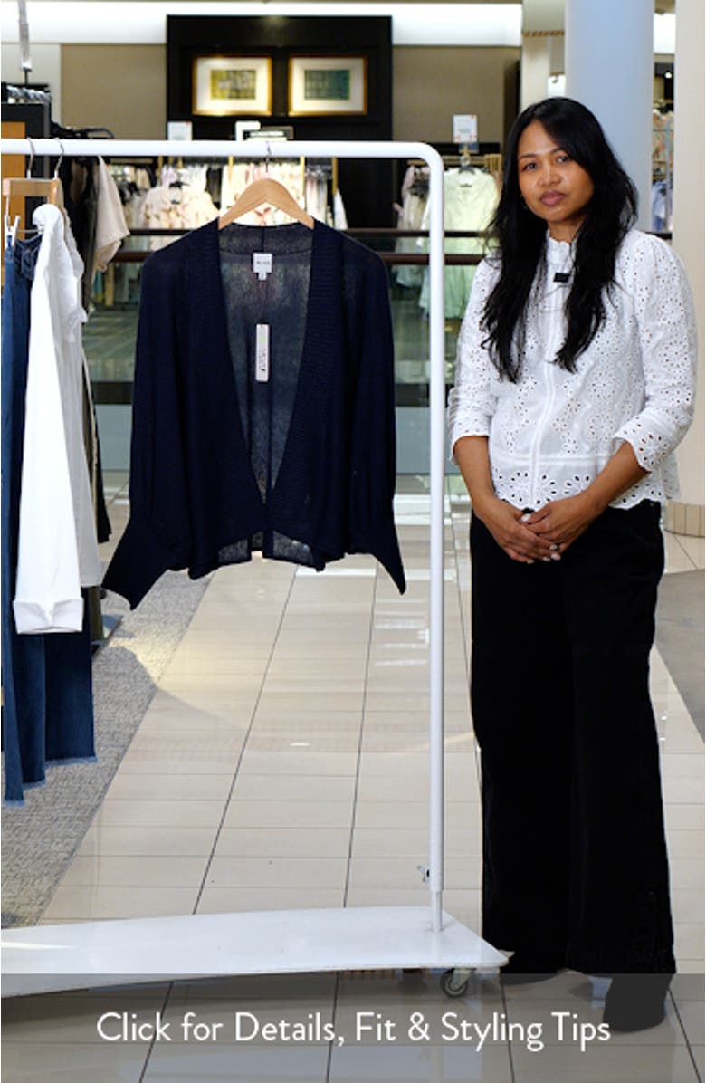 Crush Open Front Cardigan, sales video thumbnail