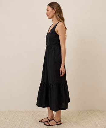 Canopy Linen Easy Tank Dress Made with Organic Cotton