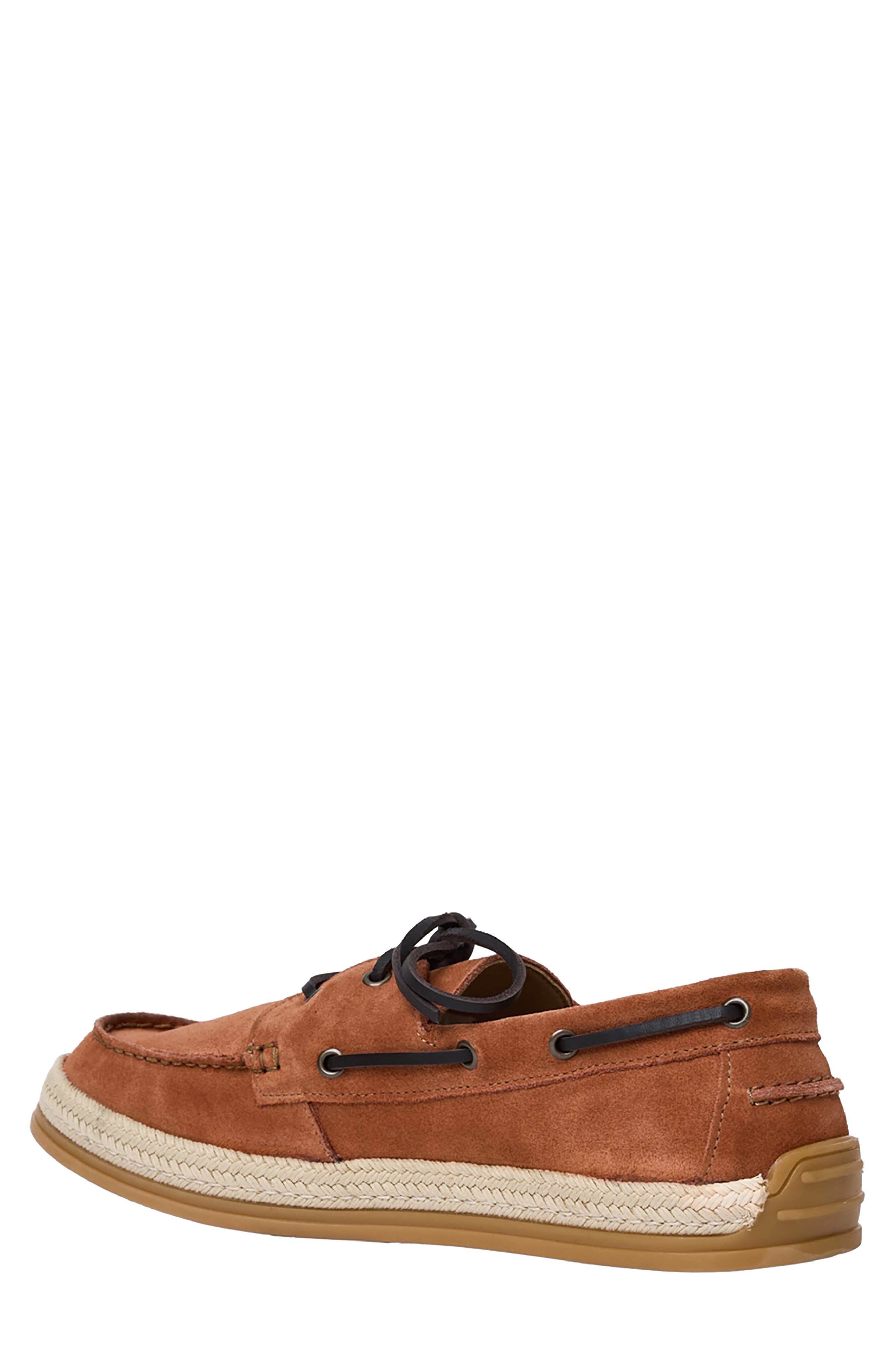 Allen Boat Shoe, Alternate, color, BRICK SUEDE