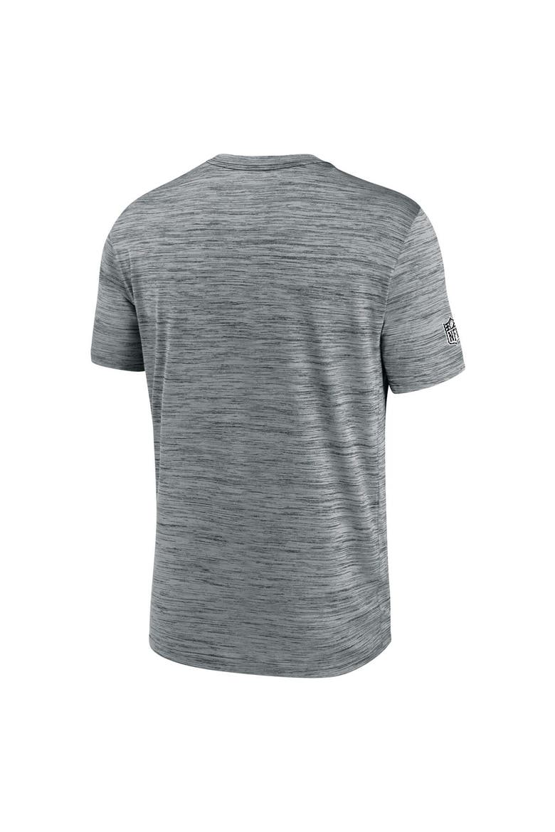 Men's Nike Gray Las Vegas Raiders 2024 Sideline Velocity Performance T-Shirt, Alternate, color, Gray