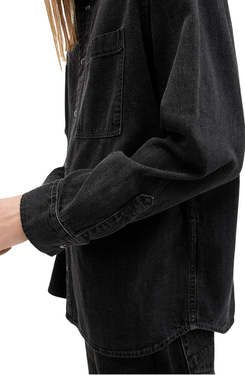 AllSaints Tolhurst Denim Button-Up Shirt, Alternate, color,