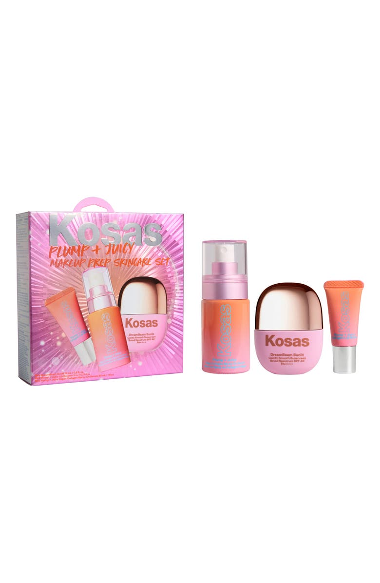 Kosas Plump + Juicy Makeup Prep Skin Care Set $50 Value, Main, color,