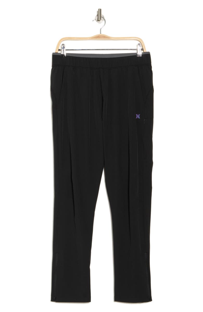 Hurley Exist Icon Water Repellent Zip Hem Pants, Alternate, color,