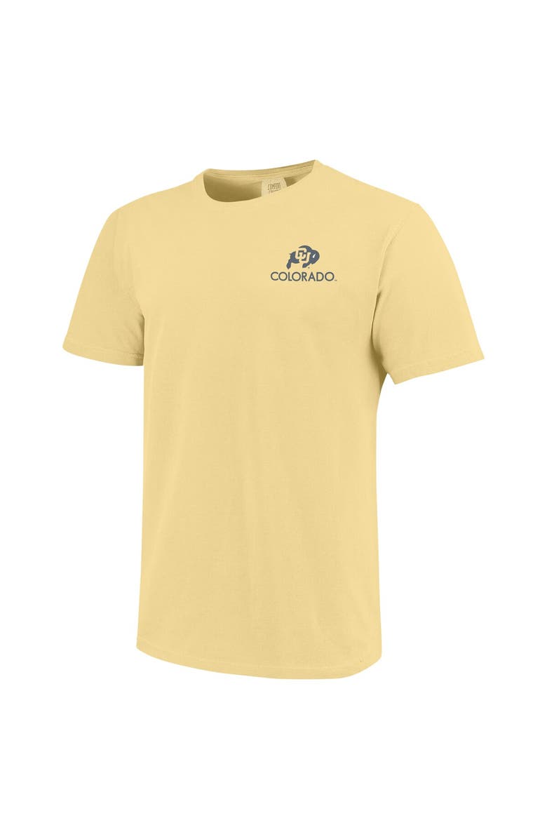 IMAGE ONE Unisex Gold Colorado Buffaloes Scenic Comfort Colors T-Shirt, Alternate, color,