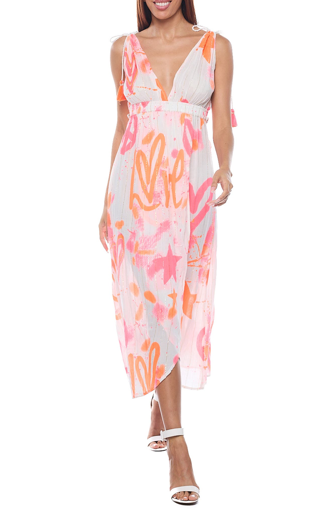 RANEES Love Plunge Maxi Sundress