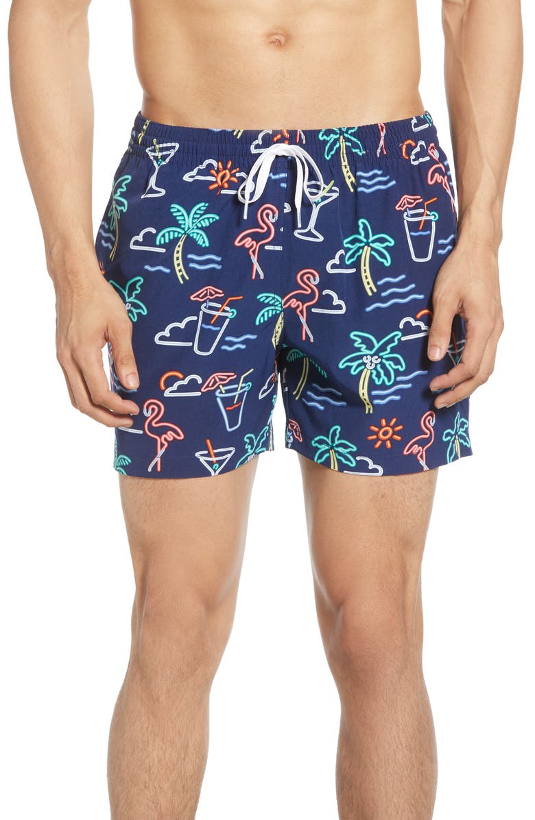 Chubbies The Neon Lights Swim Trunks, Main, color,