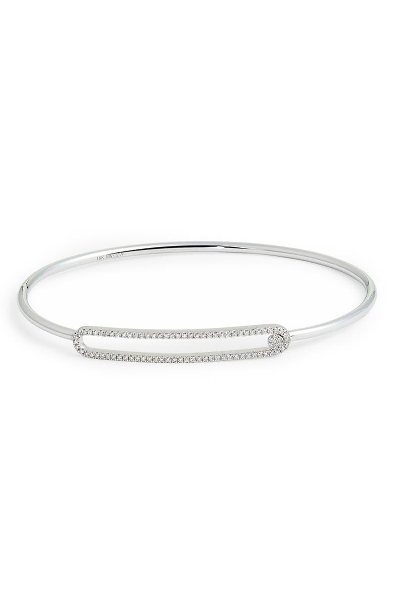 Bony Levy Rounded Rectangle Diamond Bangle Bracelet, Main, color,