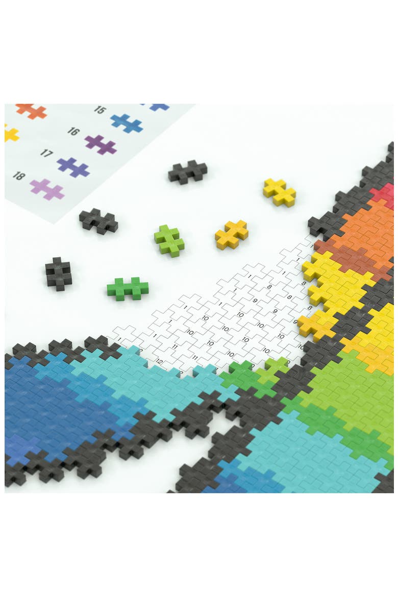 Atari Logo Puzzle by Number Set, Alternate, color, NO COLOR