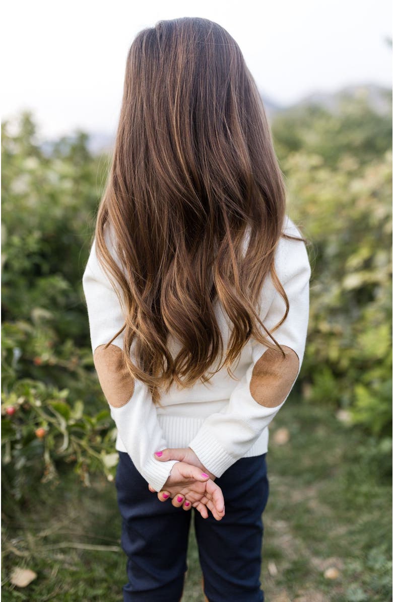 Hope & Henry Baby Girls' Organic Horse Intarsia Sweater, Infant, Alternate, color, 