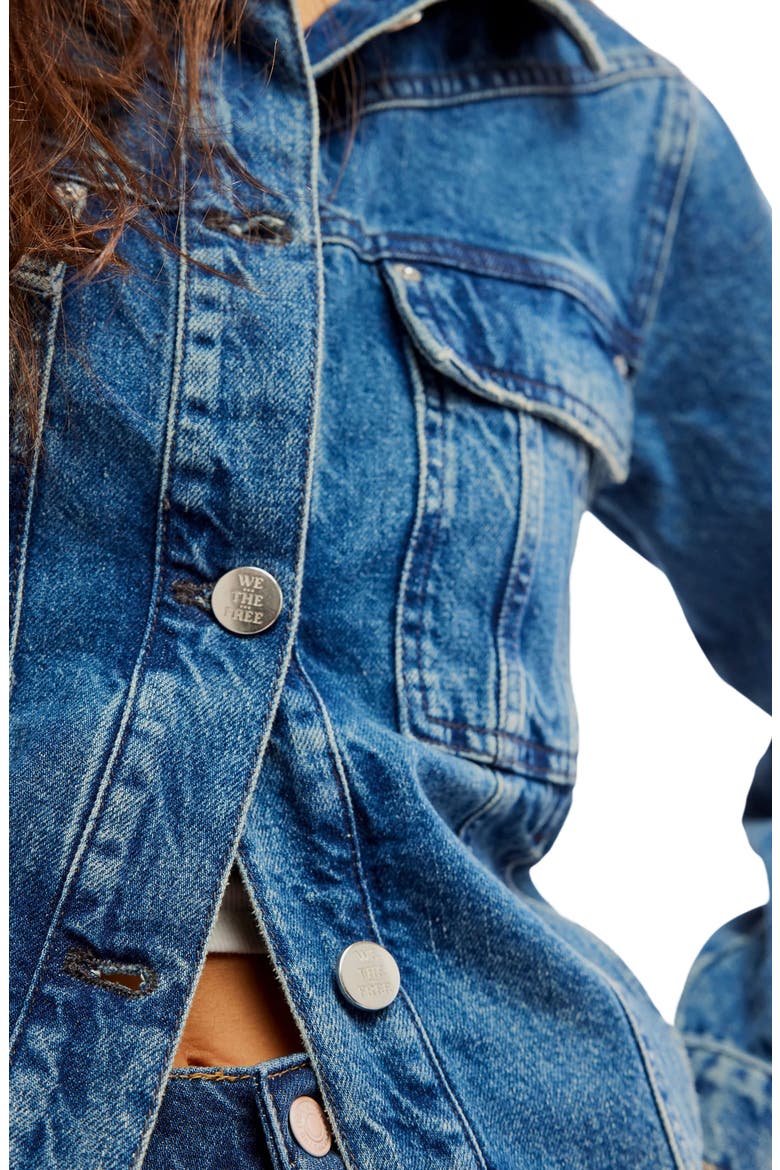 Jade Denim Jacket, Alternate, color, HIGH DIVE