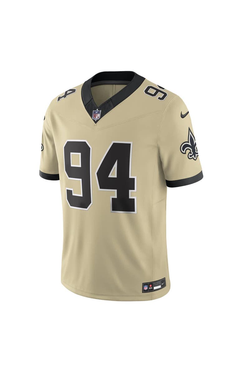 Nike Men's Nike Cameron Jordan Gold New Orleans Saints Gameday Golds Alternate Vapor F.U.S.E. Limited Jersey, Alternate, color, Gold