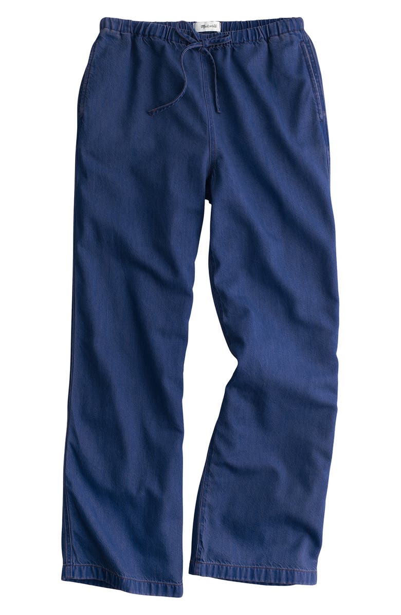 Madewell Airy Denim Pull-On Pants, Alternate, color, Nostalgic Blue