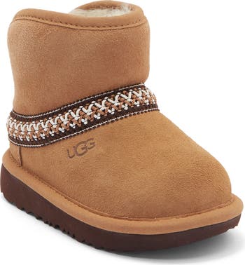 Kids' Classic Faux Fur Mini Crescent Boot