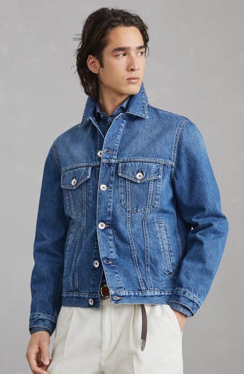 Brunello Cucinelli Denim four-pocket jacket | Nordstrom