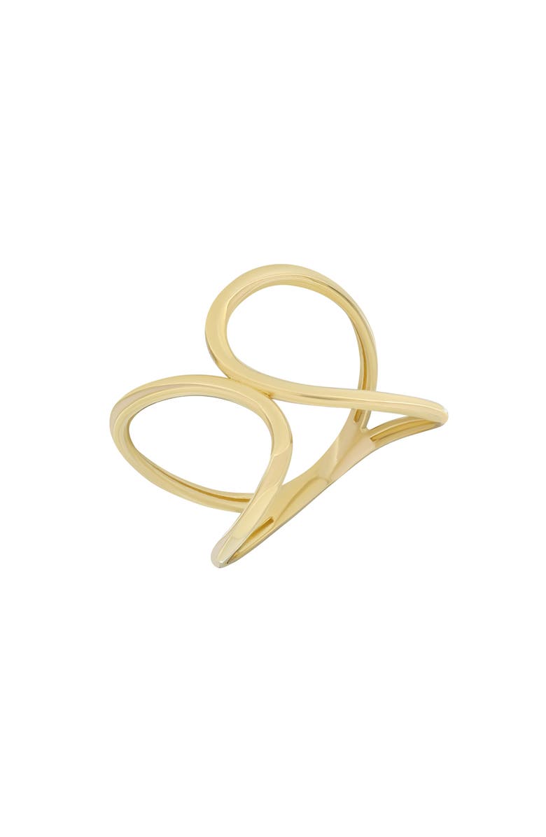Bony Levy 14K Gold Crossover Ring, Main, color, 14K Yellow Gold