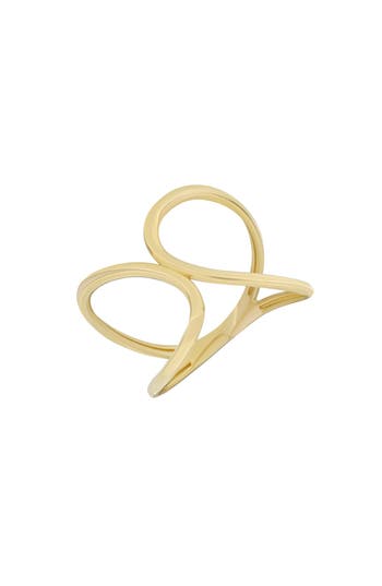 Bony Levy 14k Gold Crossover Ring In Gold