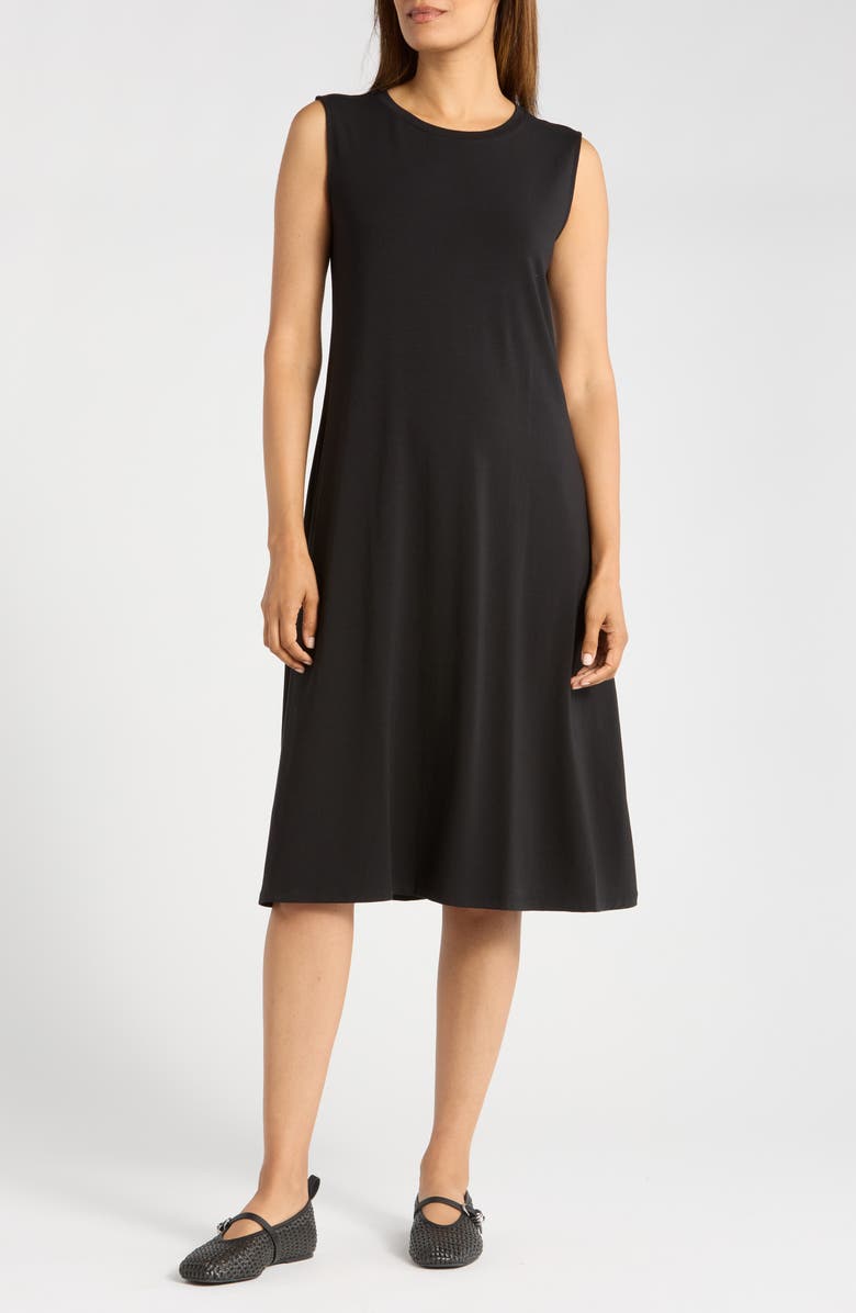 Eileen Fisher Jersey Shift Dress, Main, color,