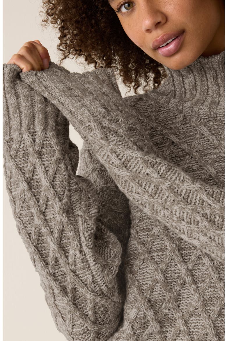 Turtleneck Sweater, Alternate, color, TWINE