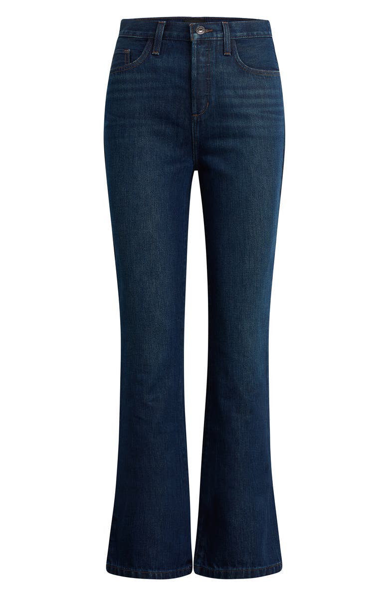 Favorite Daughter The Valentina Split Hem Super High Waist Bootcut Jeans, Alternate, color, Belmont