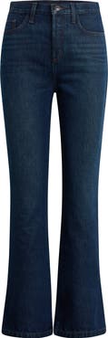 Favorite Daughter The Valentina Split Hem Super High Waist Bootcut Jeans