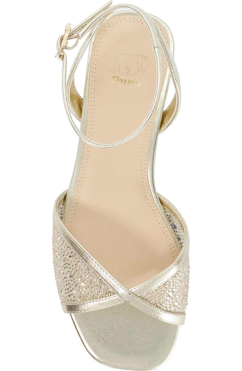 Dune London Naxxos Sandal, Alternate, color, Gold