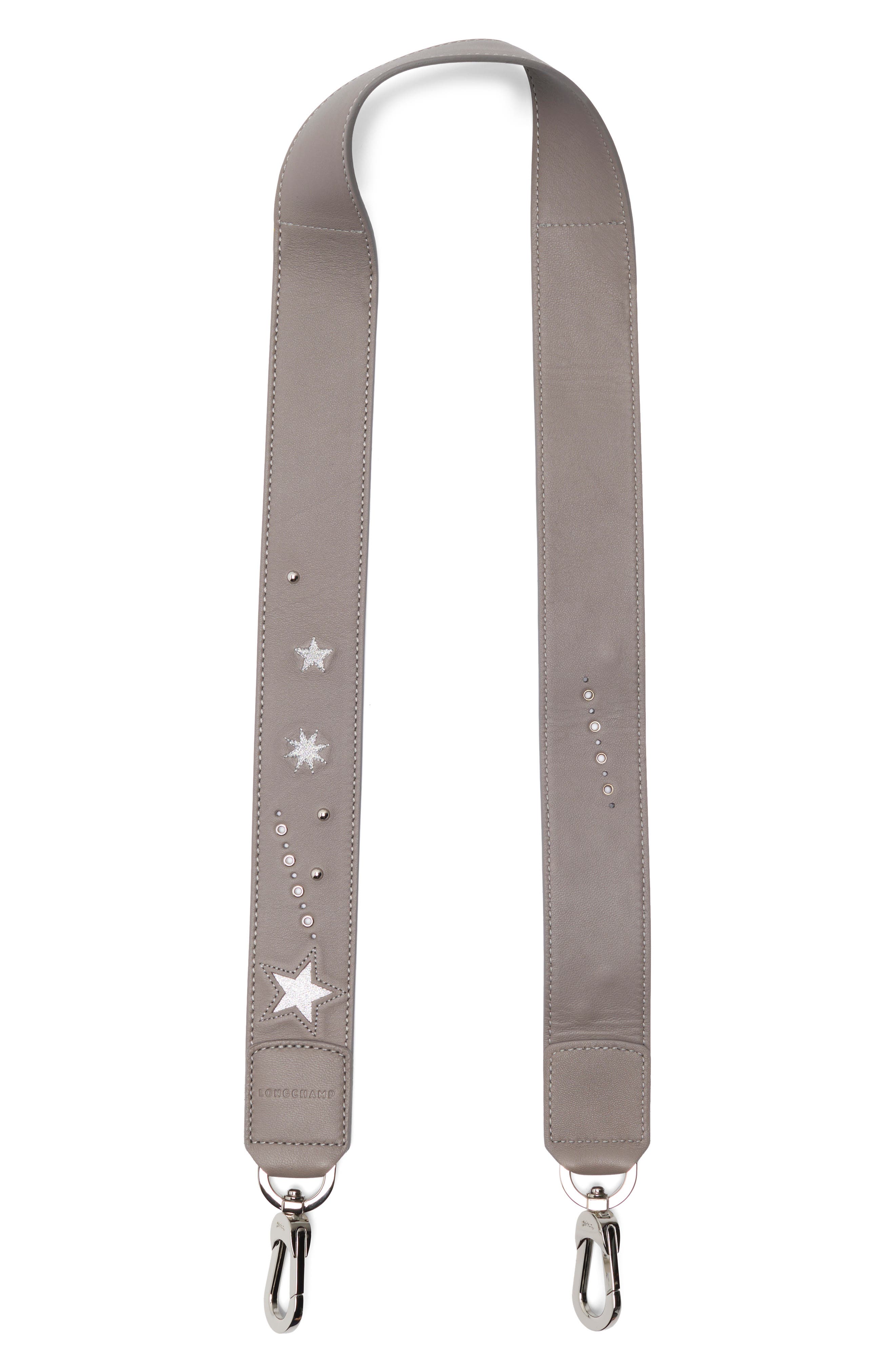 Longchamp Star Leather Shoulder Strap