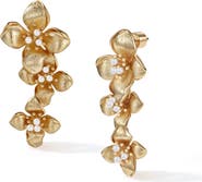 RETRO CHIC Iris Blossom Earrings
