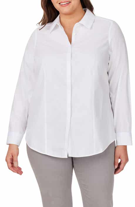 Thea Long Sleeve Cotton Button-Up Shirt