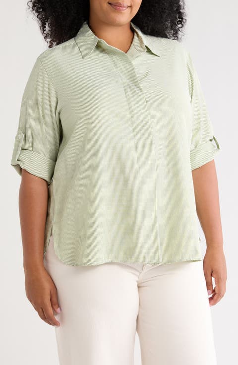 Stripe Popover Tunic