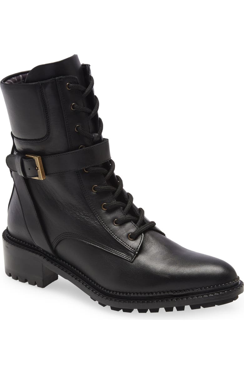 Aquatalia Octavia Waterproof Lace-Up Bootie, Main, color,