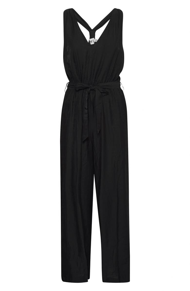 ICHI Taneesa Jumpsuit, Main, color, Black