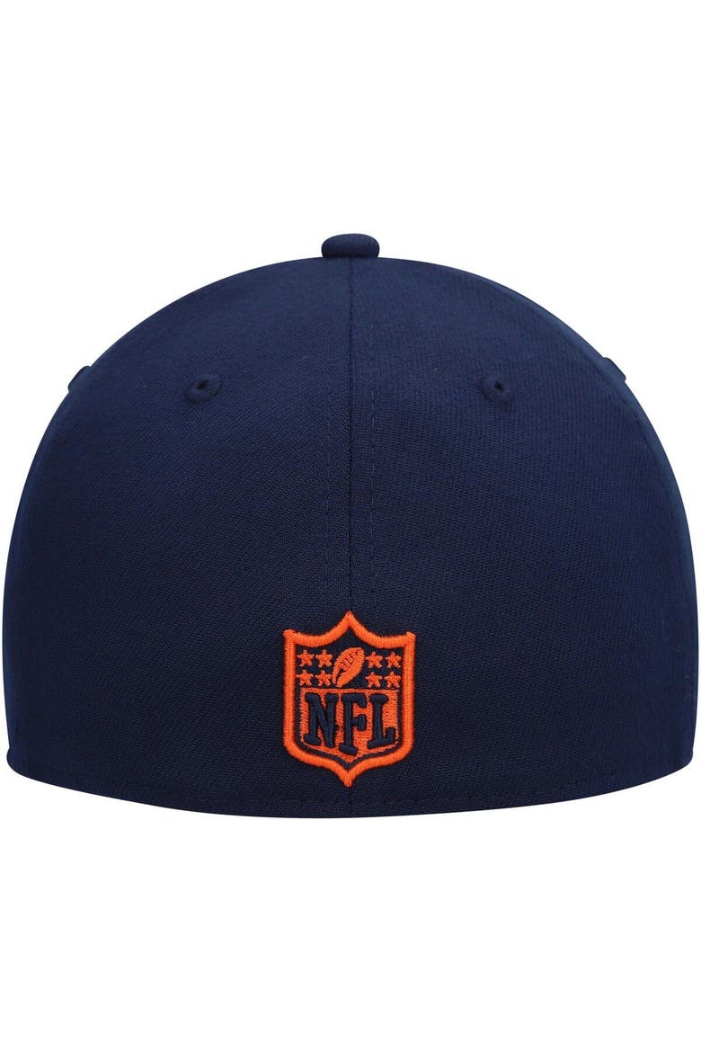 Men's New Era Orange/Navy Denver Broncos Shattered 39THIRTY Flex Hat, Alternate, color, Orange