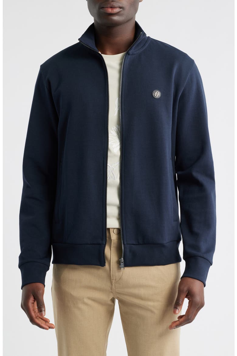 C-Siza Full Zip Sweatshirt, Main, color, DARK BLUE