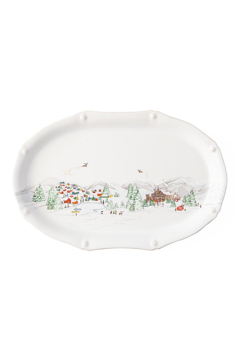 Berry & Thread North Pole 17-Inch Platter, Main, color, MULTI
