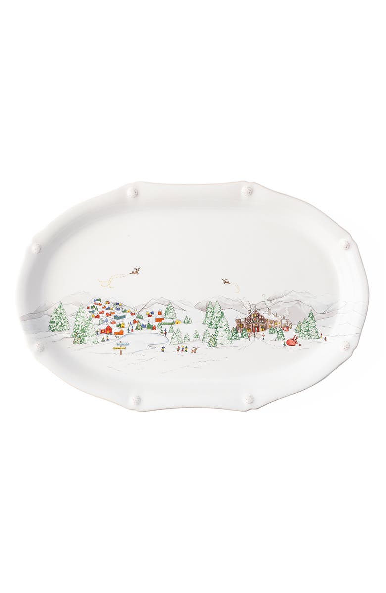 Juliska Berry & Thread North Pole 17-Inch Platter, Main, color,