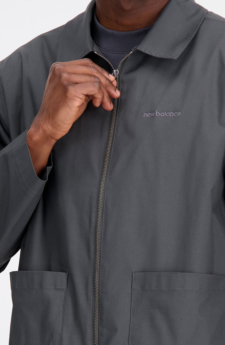 New Balance Athletics Linear Woven Track Jacket, Alternate, color,