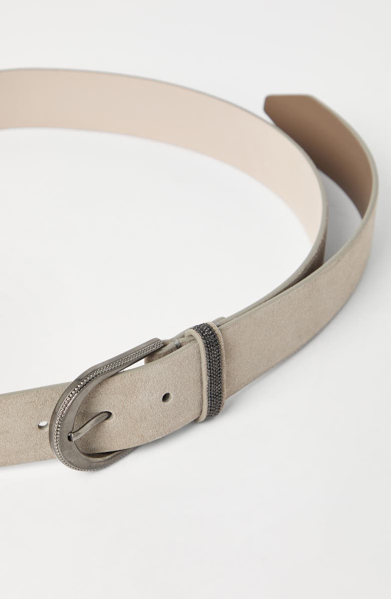 Brunello Cucinelli Suede belt, Alternate, color, 