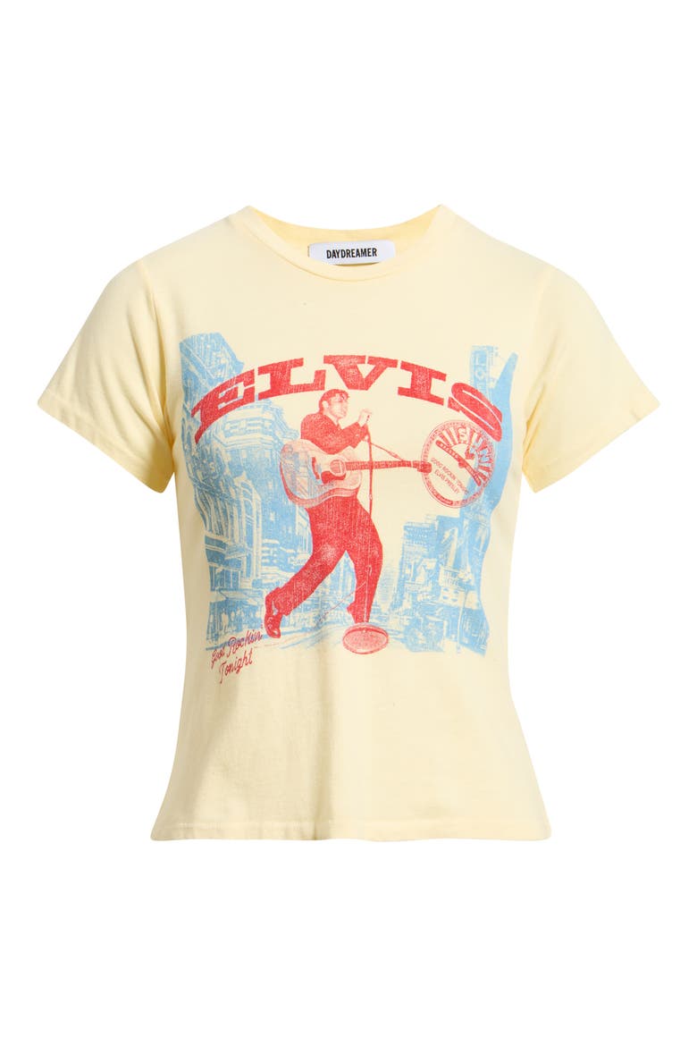 Sun Records x Elvis Graphic Tee, Alternate, color, SHEER YELLOW