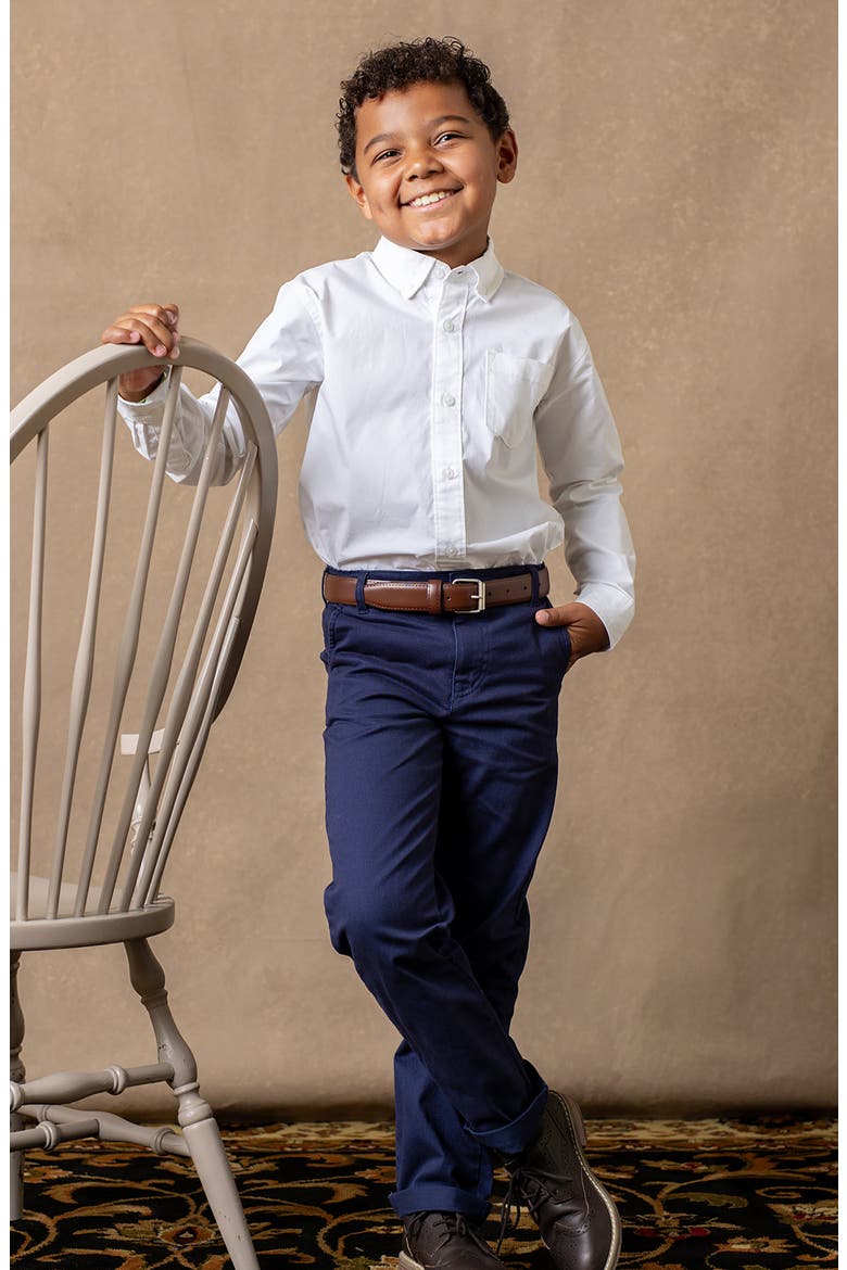 Kids' Organic Skinny Stretch Twill Chino Pant, Alternate, color, Skinny Stretch Navy