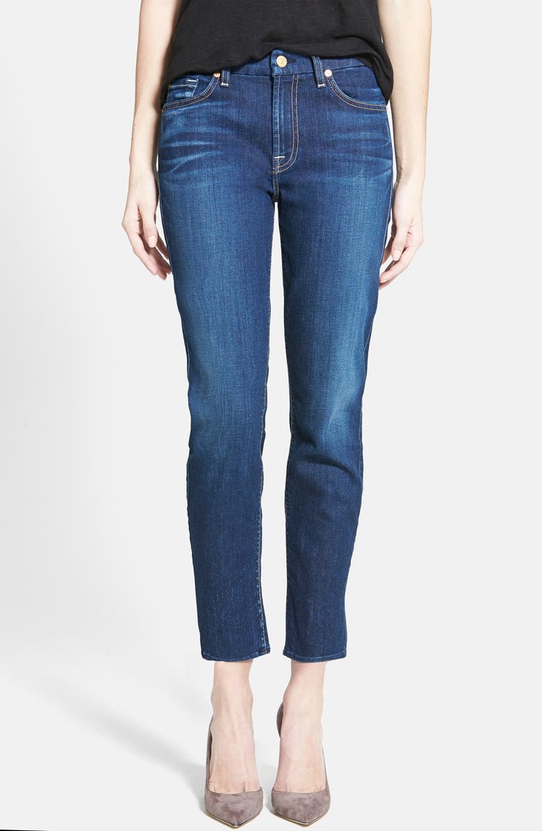 7 For All Mankind <sup>®</sup> 'Kimmie' Contour Waist Crop Jeans, Main, color,