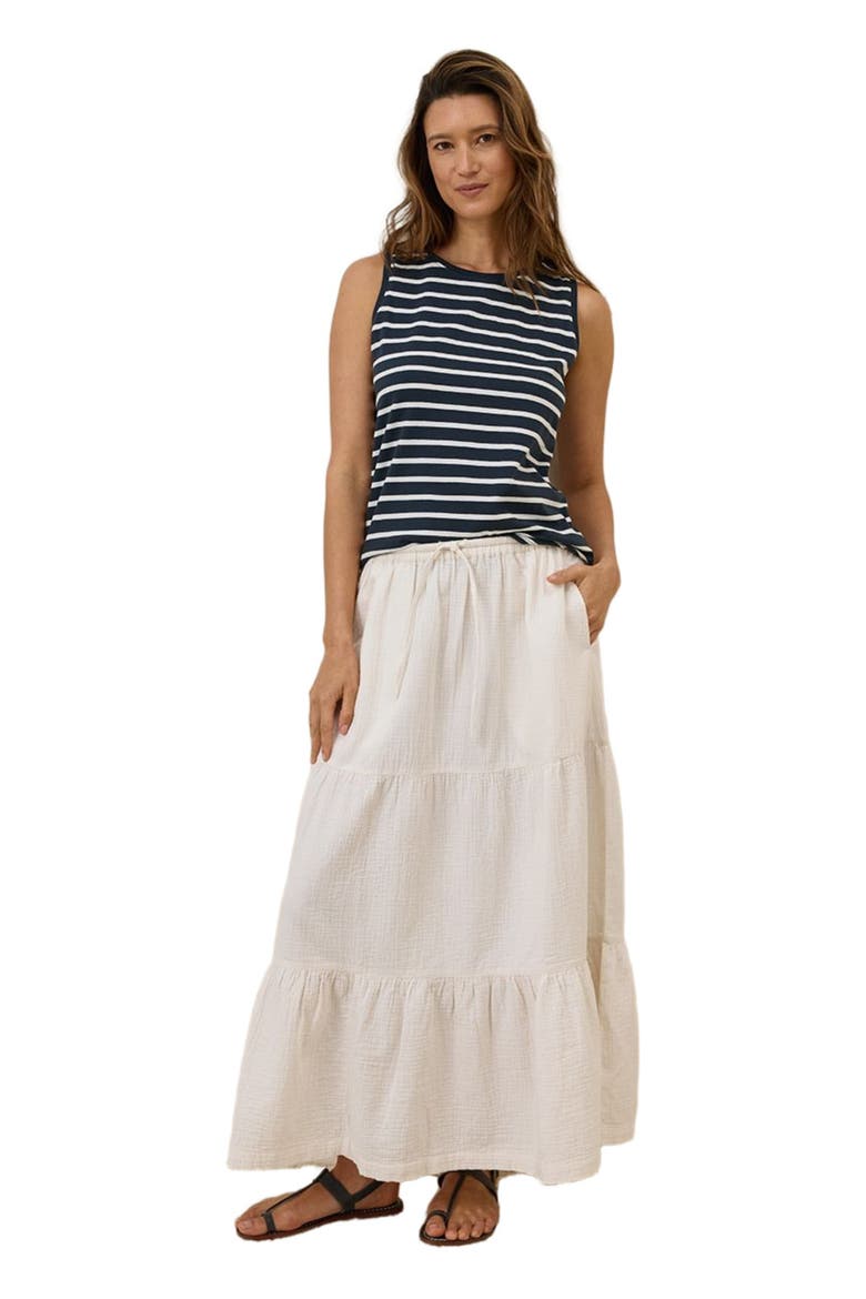Organic Cotton Softspun High Neck Tank, Alternate, color, Monterey Stripe