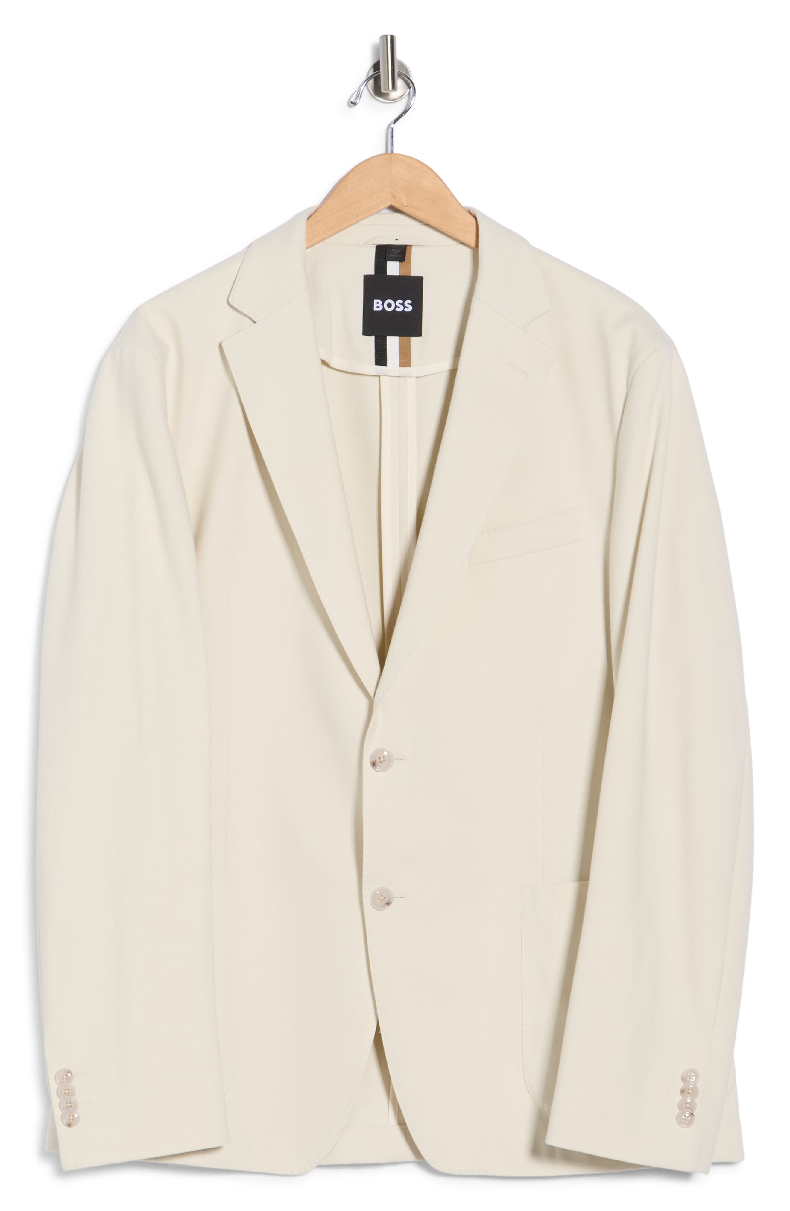 BOSS Hanry Solid Cotton Blend Sport Coat