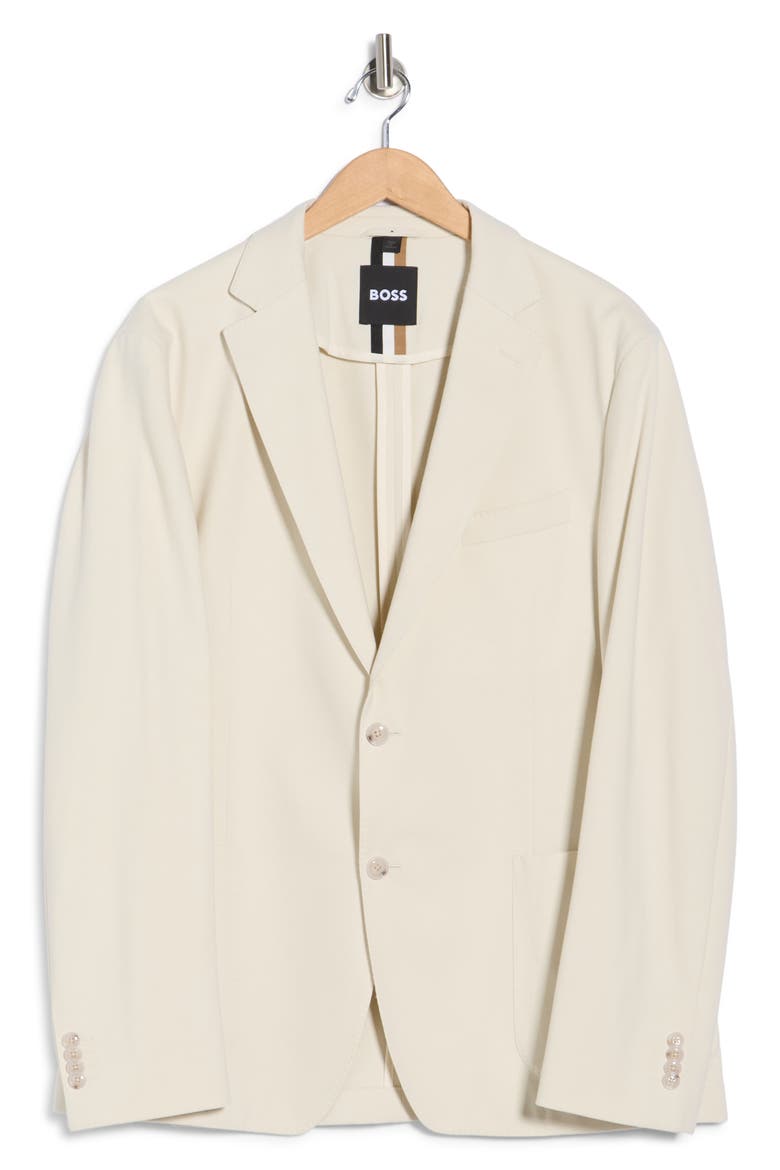 Hanry Solid Cotton Blend Sport Coat, Alternate, color, OPEN WHITE