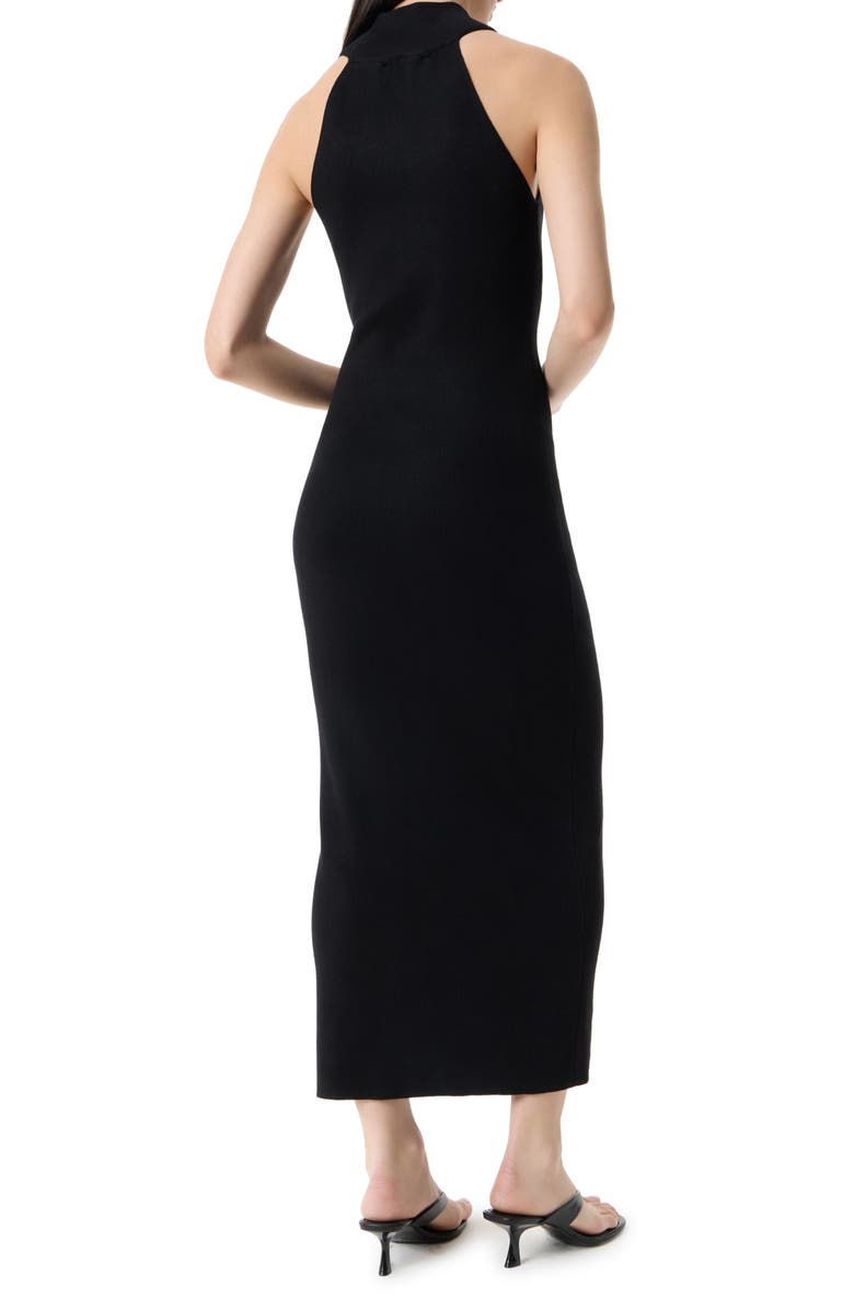 Robert Rodriguez Zhuri Halter Midi Dress, Alternate, color, Black