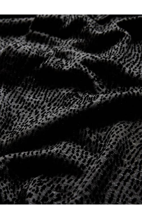 John Varvatos Carrilho Regular Fit Knit Linen Button-up Shirt In Black