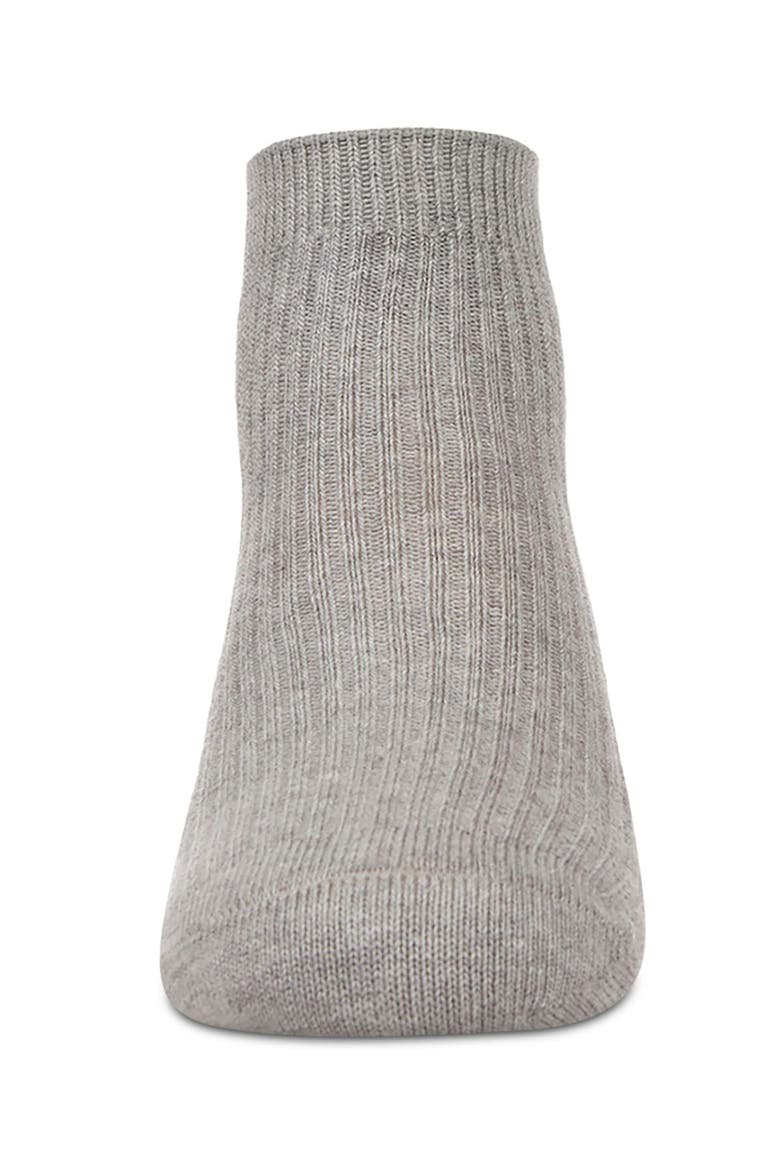 Thin Ribbed Kids Anklet Sock, Alternate, color, Light Gray