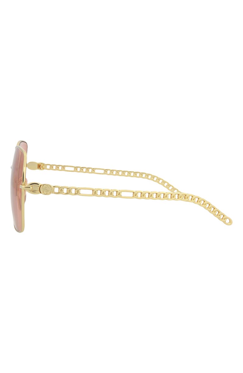 Gucci 61mm Square Sunglasses, Alternate, color, 