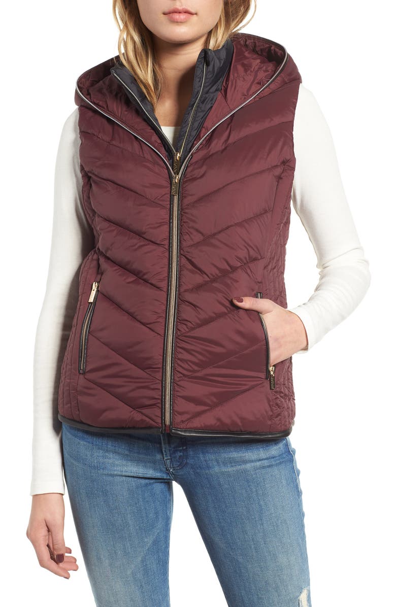 Marc New York Hooded Puffer Vest, Alternate, color,