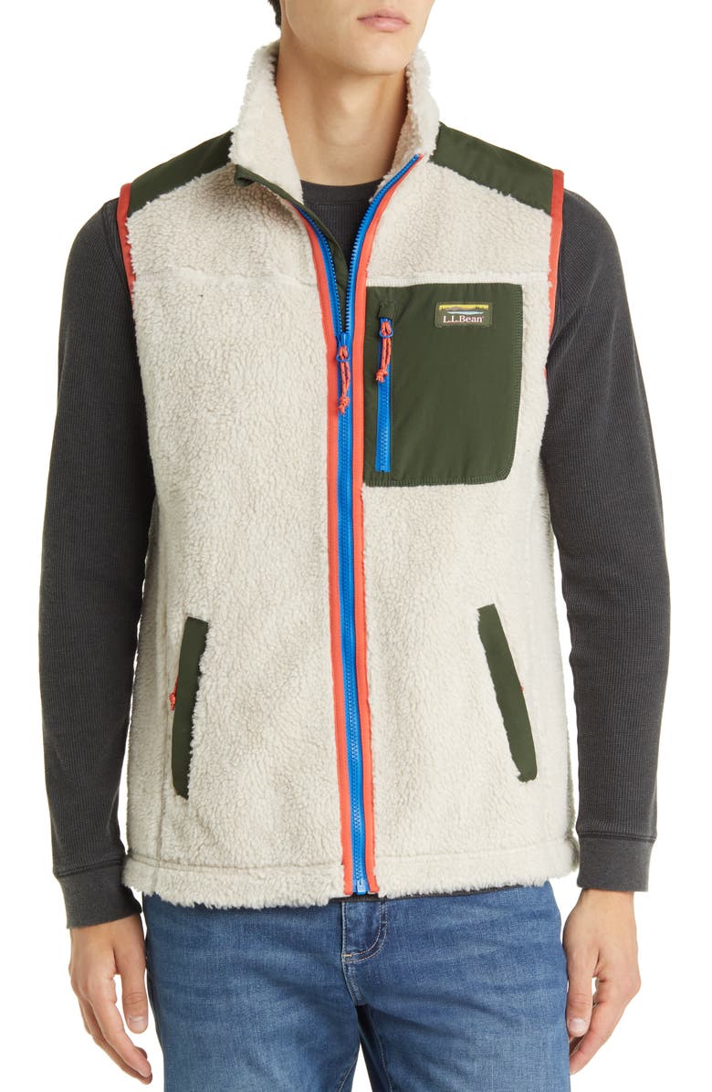 L.L.Bean High Pile Fleece Vest, Alternate, color,